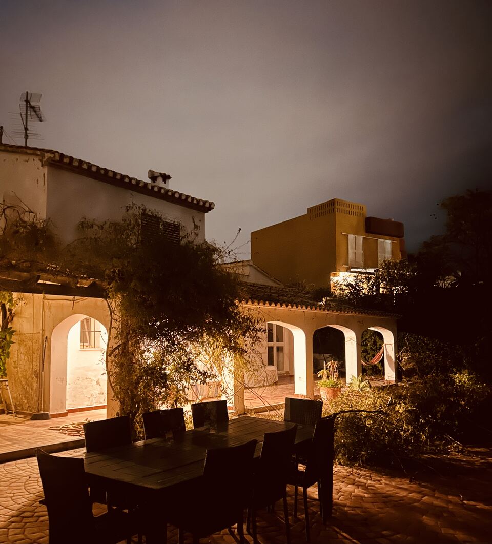 Patio bij avond