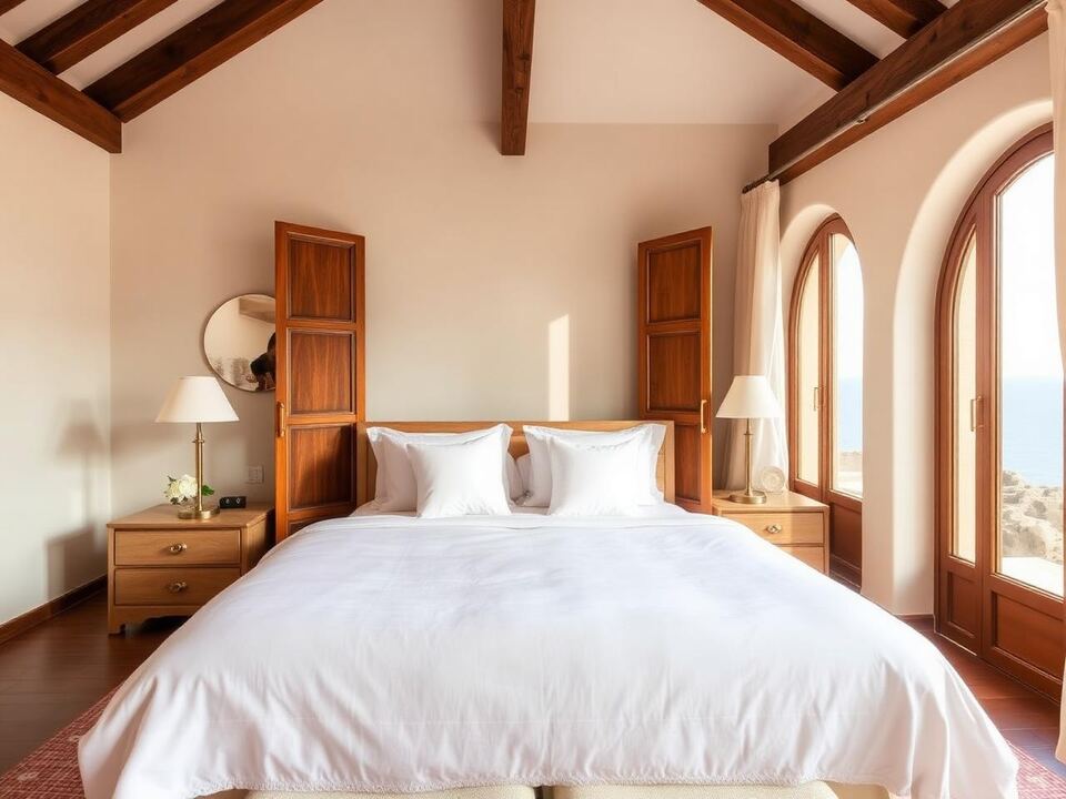 Slaapkamer met zeezicht